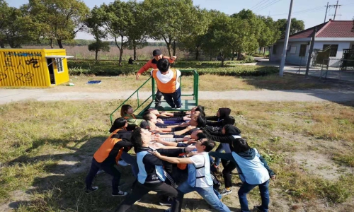 2019年团队拓展活动——信任背摔