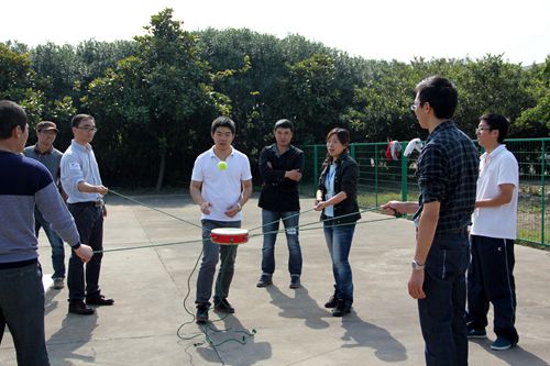 Team-building Activity  Ball Game with Drum Music